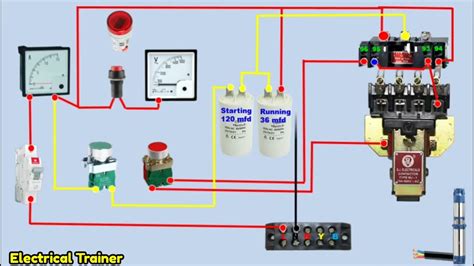 Single Phase Submersible Motor Starter Wiring Diagram Explanation