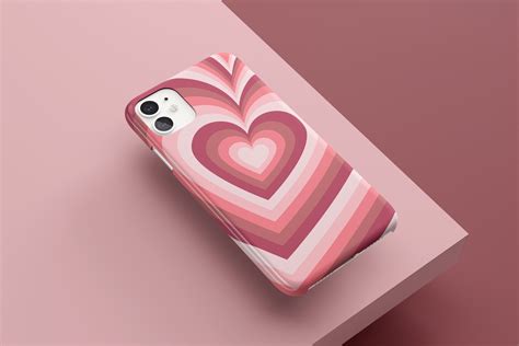 Pink Heart Phone Case Iphone Xr Case Cute Boho Chic Iphone Etsy