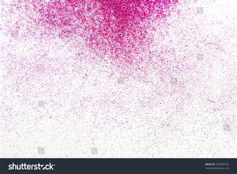 Pink Glitter On White Background Copy Stock Photo 370387232 | Shutterstock