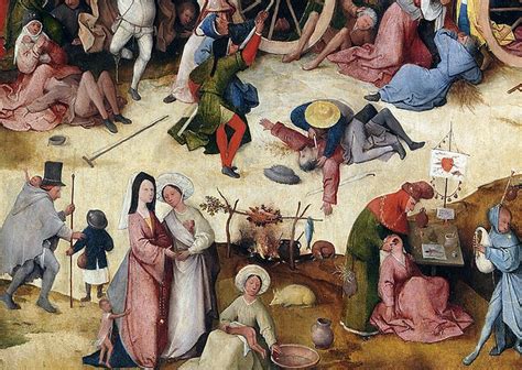 Hieronymus Bosch Der Heuwagen Detail Des Mittelteils T Flickr