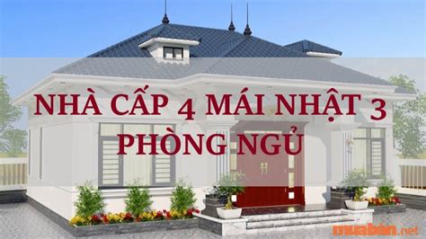 Top 9 nhà cấp 4 mái nhật 3 phòng ngủ 2023