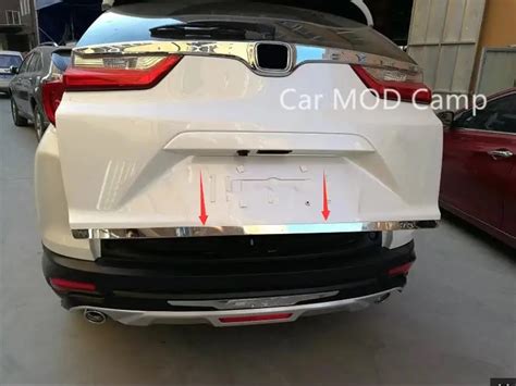 For Honda CRV CR V Fifth Gen 2017 2018 Stainless Steel Rear Tail Trunk