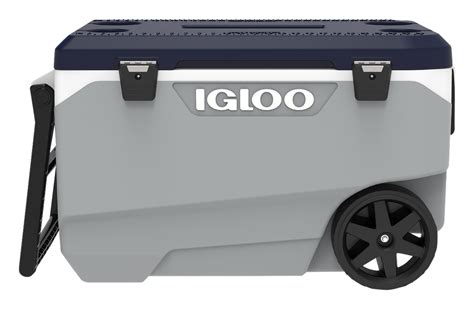 Igloo Maxcold Latitude 90 Quart Roller Cooler Ash Grayaegean Sea Ebay