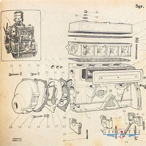 Serie Guarnizioni Motore Completa Di Testa Fiat 1100 A B E Fiat