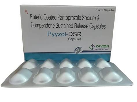 Pyyzol DSR Enteric Coated Pantoprazole Sodium Capsules Zavion