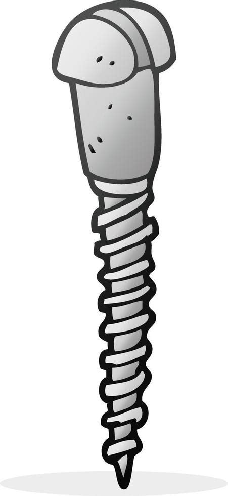 Freehand Drawn Cartoon Screw 12036709 Vector Art At Vecteezy