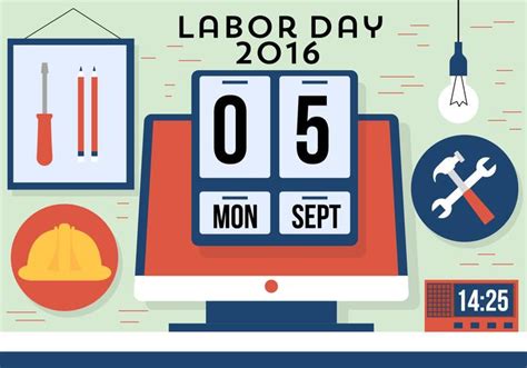 Free Labor Day Vector 118854 Vector Art at Vecteezy