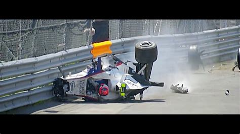 Rewind Crash Robert Kubica 2007 YouTube