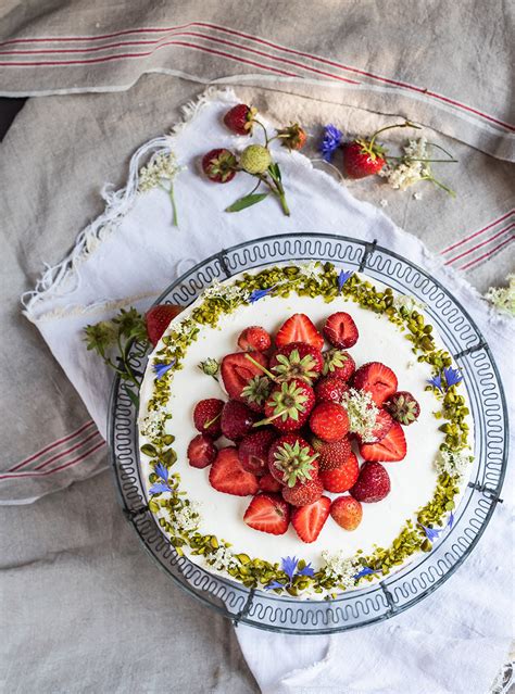 Schwedische Erdbeertorte Midsommar In Schweden Erdbeertorte