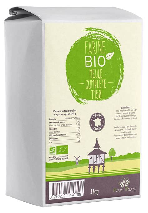 Farine Compl Te T Bio Moulin Maury Meilleur Du Chef