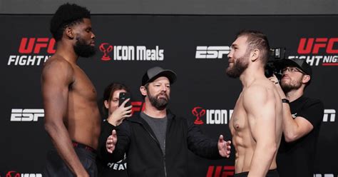 Photos Ufc Fight Night Official Weigh Ins Faceoffs Mma Underground