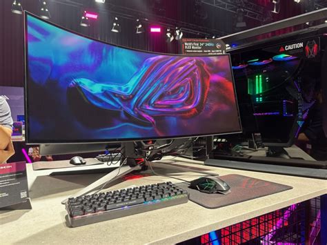 Asus Announce Rog Swift Pg Wcdm With Oled Panel And Hz Refresh