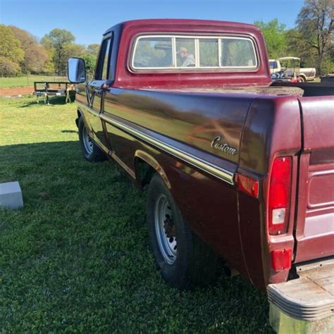 1972 F 250 Ford Custom Pickup Truck For Sale