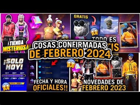 7 COSAS Y EVENTOS CONFIRMADOS Que LLEGAN En FEBRERO 2024 A FREE FIRE