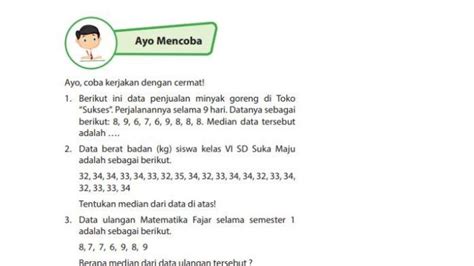 Soal Kunci Jawaban Matematika Kelas 6 SD Halaman 177 Soal Ayo Mencoba