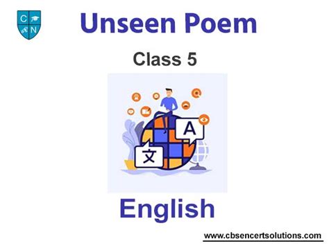 Unseen Poem For Class 5 In English