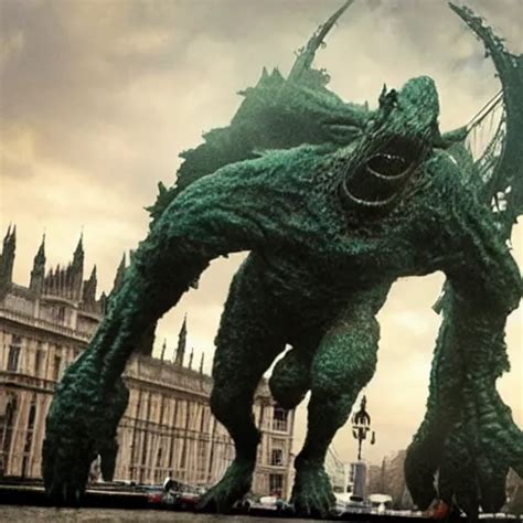 Cloverfield Monster In London Stable Diffusion