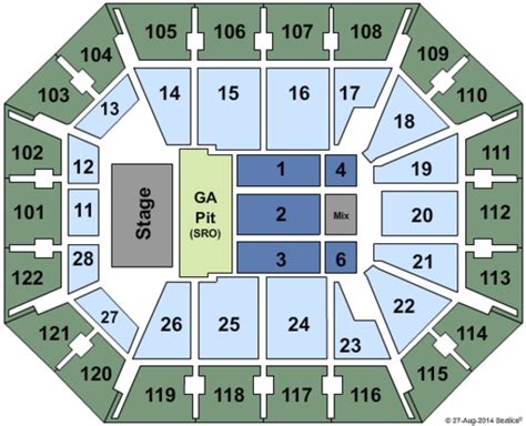 Mohegan Sun Arena Ct Interactive Seating Chart Home Alqu