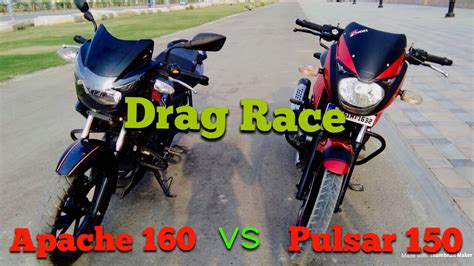 Pulsar Vs New Apache Rtr Drag Race Youtube