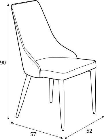 Wygodne krzesło tapicerowane do jadalni Wodonga II Forte Twojemeble