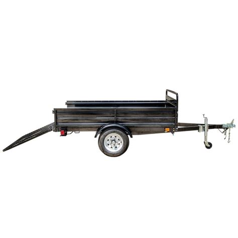 Dk2 4 5 Ft X 7 5 Ft Single Axle Utility Trailer Kit With Drive Up Gate The Home Depot Canada