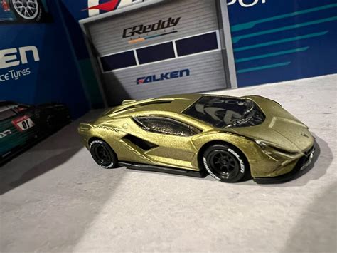 Hot Wheels Lamborghini Sian FKP37 Green Real Rider Swap Etsy