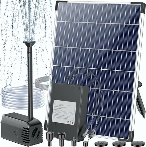 Amazon POPOSOAP Solar Water Pump Solar Water Fountain Pump 12W