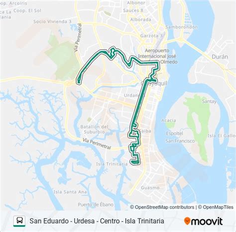 Ruta Horarios Paradas Y Mapas San Eduardo Urdesa Centro