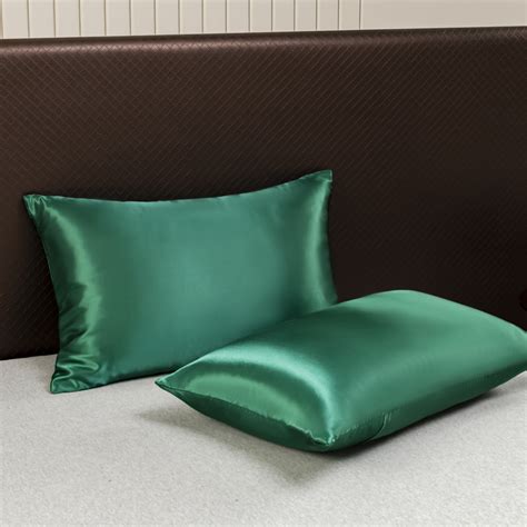 Super Soft Silk Solid Hight Quality Cool Feeling Envelope Closure Pillowcase Bolster Case Body