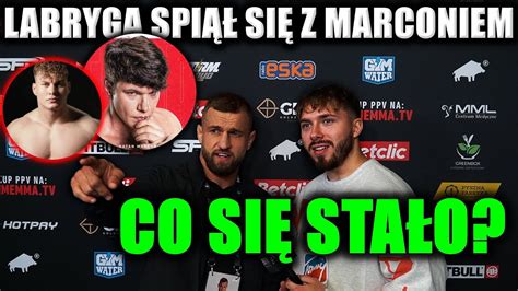 MARCIN WRZOSEK KOMENTUJE SPOTKANIE LABRYGI Z MARCONIEM YouTube