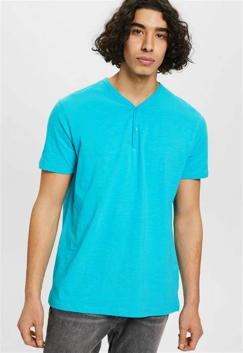 Esprit T Shirt Basic Aqua Green Turquoise Zalando Nl