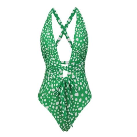 MAILLOT DE BAIN Femme Boheme Nouvelle Mode Bikini Glamour Elegant Imprime Blanc