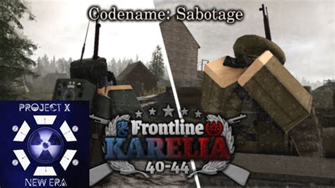 Roblox Frontline Karelia 40 44 Fight For Finland Sabotage The