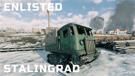 Enlisted gameplay Battle of Stalingrad Tractor Plant Энлистед