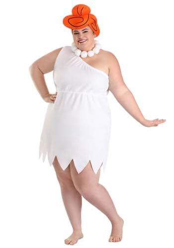 Womens Plus Size Wilma Flintstone Costume Cartoon Character Costumes