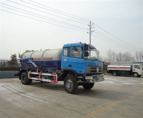 Dongfeng 4X2 Old Model 10000 Liters Sewage Suction Truck 10tons Vacuum