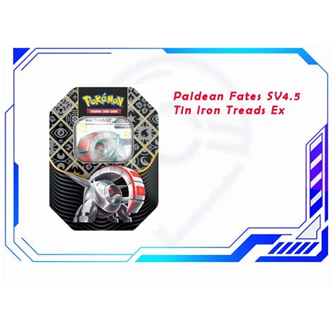 Lf Pokemon Tcg Paldean Fates Sv45 Tin Iron Treads Ex Shopee Malaysia