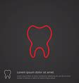 Tooth Dentist Gold Logo Royalty Free Vector Image