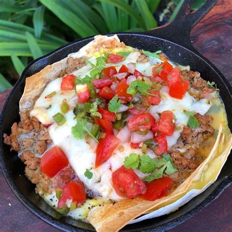 Cut Da Carb Flatbread On Instagram Baked Egg Taco Skillet