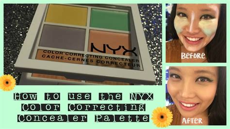 How To Use The Nyx Color Correcting Concealer Palette Get A Flawless Look Youtube