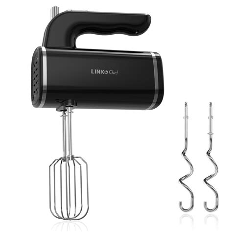 Linkchef Hand Mixer 450w Turbo Electric Handheld Mixer 5 Speed