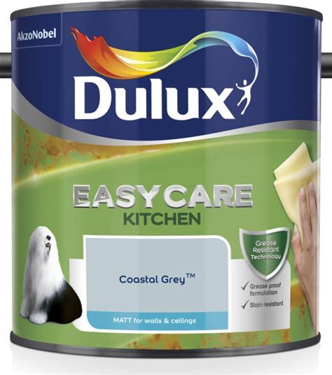 Dulux Easycare Kitchen Matt 2.5L Coastal Grey