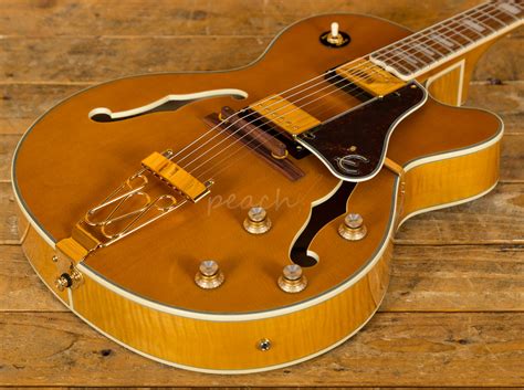 Epiphone Joe Pass Signature Emperor Ii Pro In Vintage Natural Peach Guitars