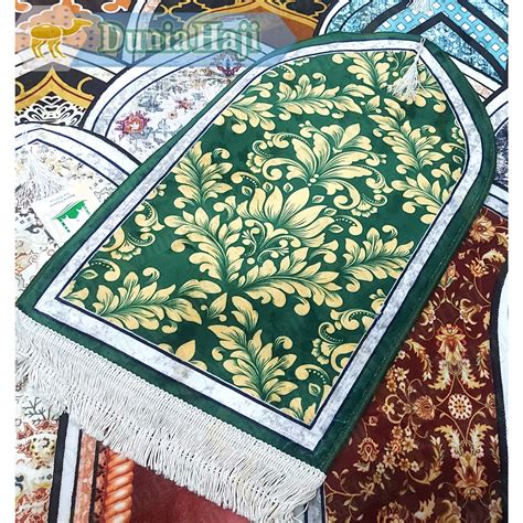 Jual Sajadah Cutting Mini Kubah Motif D Muka Anti Licin Slip Tebal