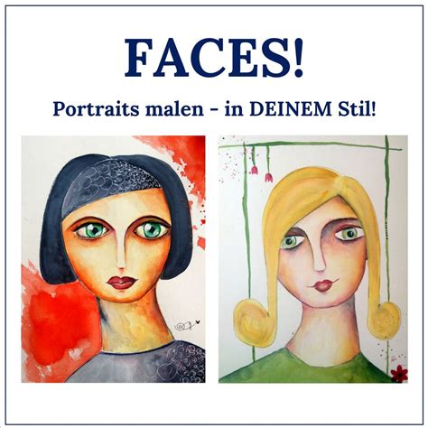 Lerne Portraits Zu Malen In Deinem Stil Schritt Für Schritt Zum