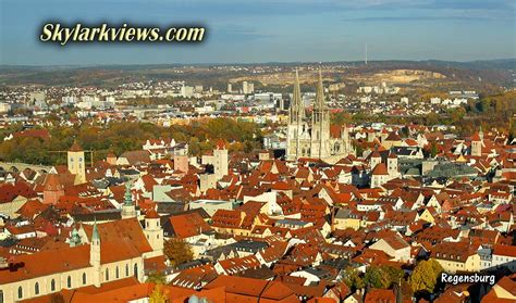 Regensburg Von Oben Luftaufnahmen Ber Der Donau