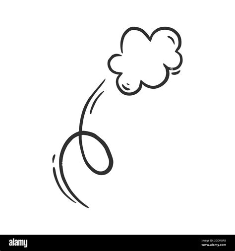 Hand Drawn Explosion Cloud Splash Smoke Element Comic Doodle Sketch