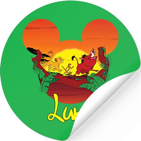 The Lion King Birthday Stickers The Lion King Simba Stickers Lion