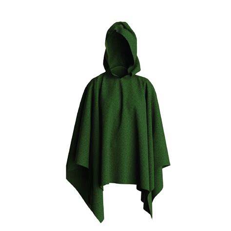 Unisex Poncho Cape Sewing Pattern Halloween Cloak Costume Partywear