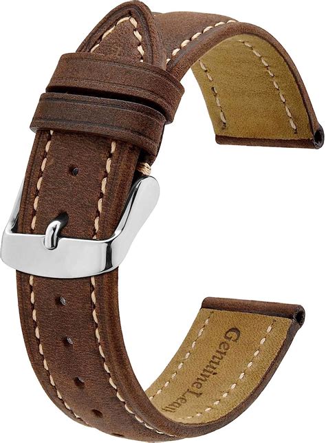 Bisonstrap Uhrenarmband Vintage Leder Ersatz Armband Bandbreite Mm